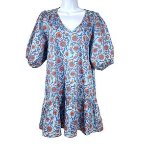 Sundry For Evereve All Day Dress Womens 1/S Boho Floral Tiered Beach Resort